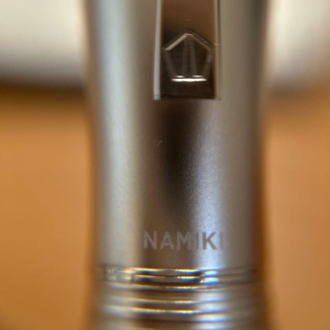 レア　Namiki bamboo 万年筆 マットシルバー　中字　ナミキ　バンブー
