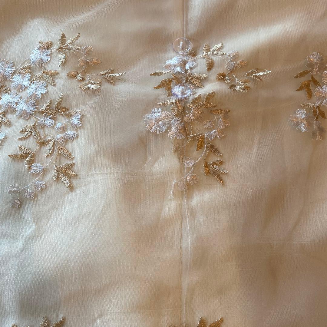 キャサリンコテージ　花刺繍チュールレース袴セット 肌着&髪飾り付