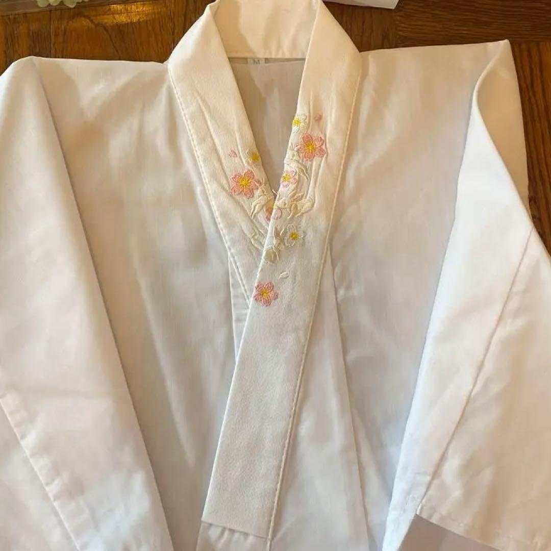 キャサリンコテージ　花刺繍チュールレース袴セット 肌着&髪飾り付