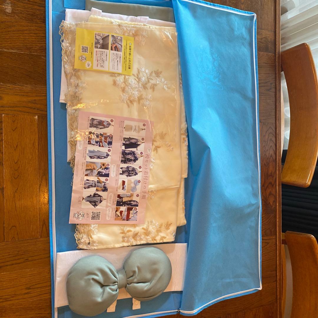 キャサリンコテージ　花刺繍チュールレース袴セット 肌着&髪飾り付