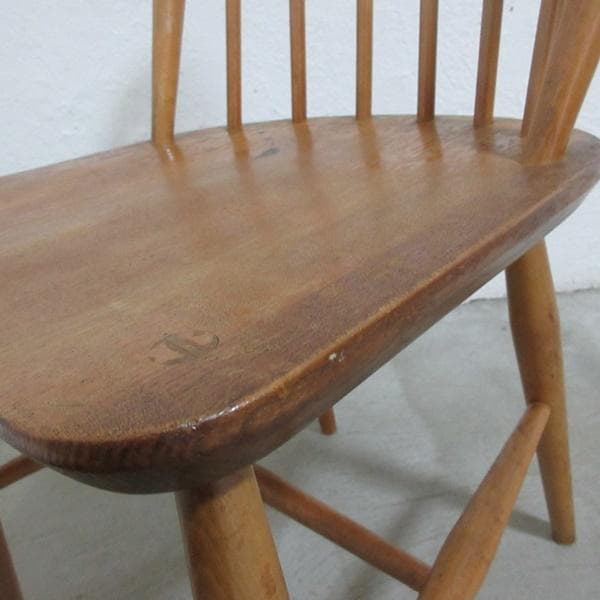 イギリス ビンテージ 家具 Ercol チェア フープバック 英国 4724e