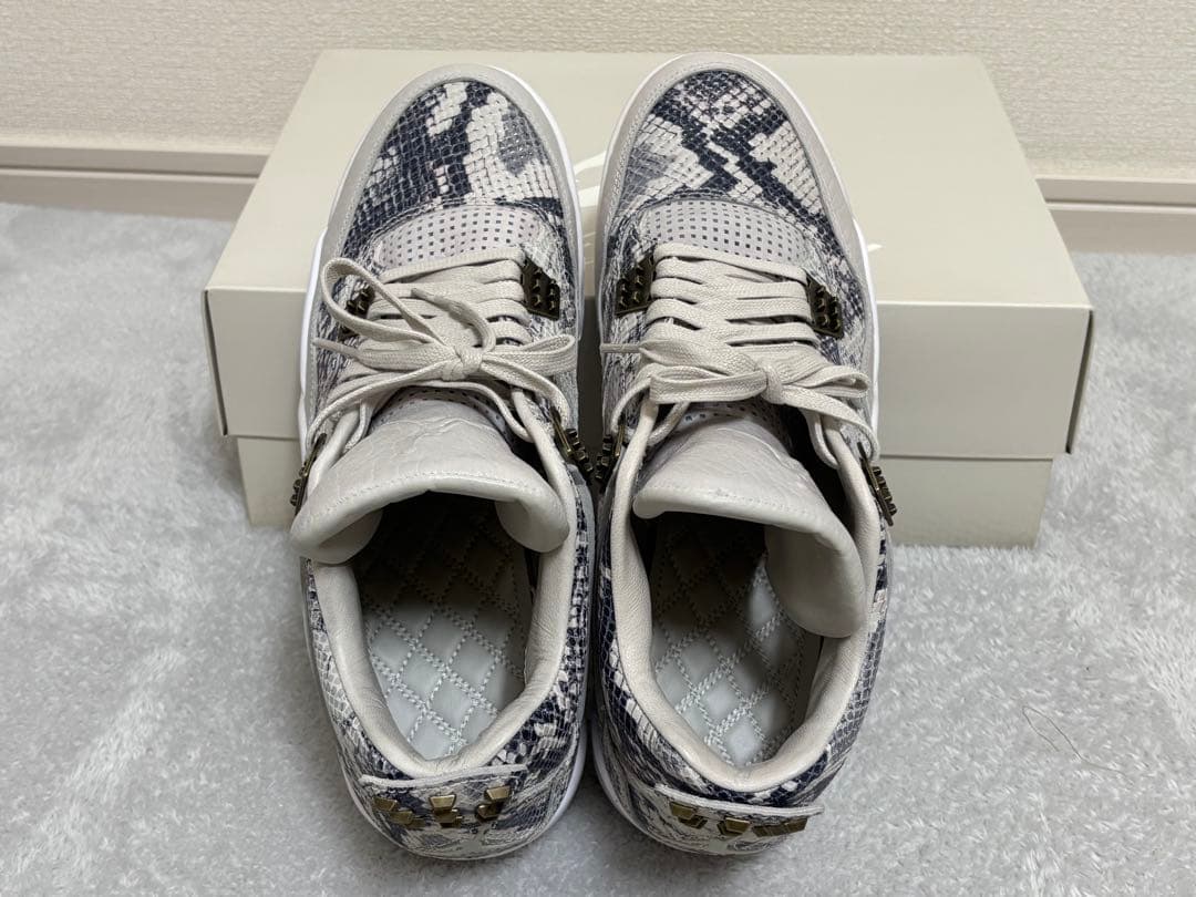 靴 NIKE AIR JORDAN 4 RETRO SNAKESKIN 28cm