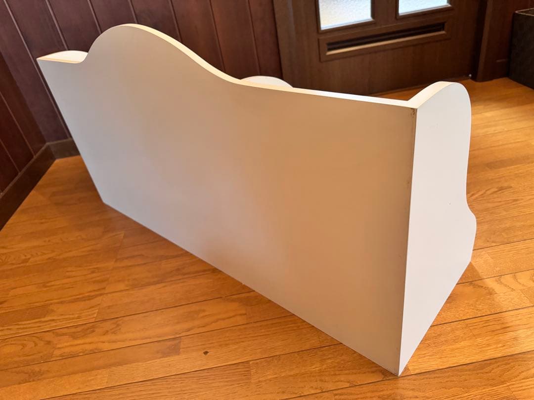 ホワイトリリー　欧風デスク　上棚