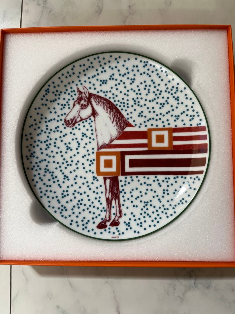 【♪2枚セット】エルメス HERMESイポモビル　デザートプレート⭐︎公式正規品