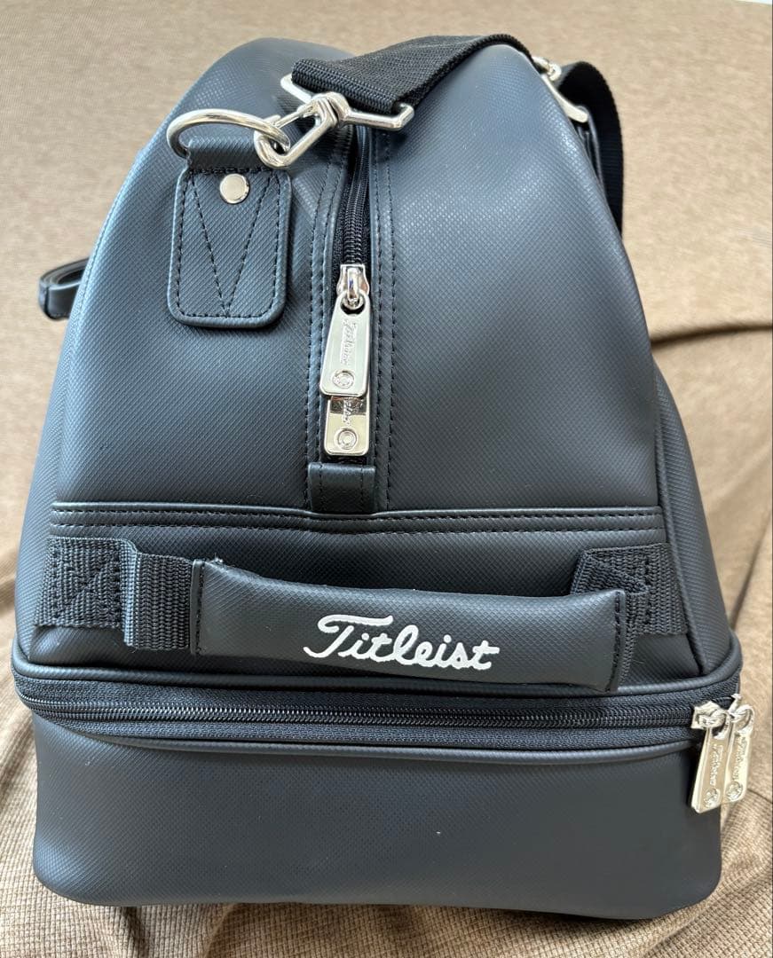 【美品】Titleist ブラック ボストンバッグ