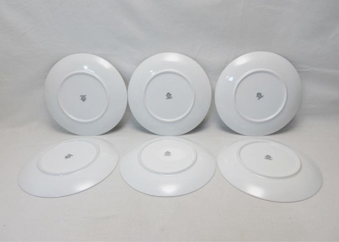 希少 洋食器 Noritake ノリタケ 金彩色絵 大皿6枚 中皿6枚 丸皿