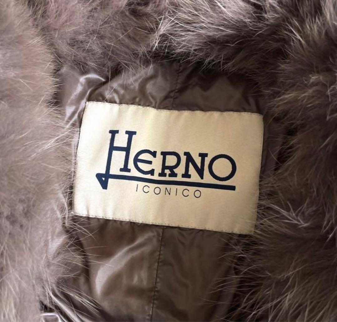 HERNO✨FOXファーダウンコート