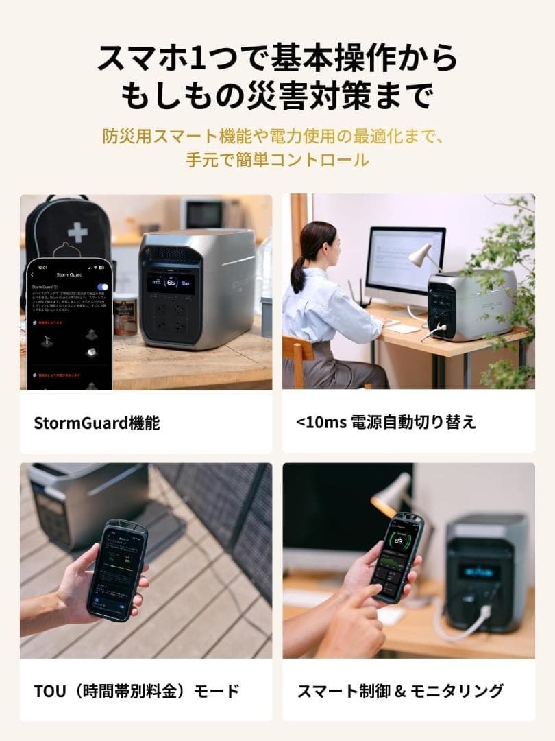 トール様用 EcoFlow ポータブル電源 DELTA 3 Max Plus