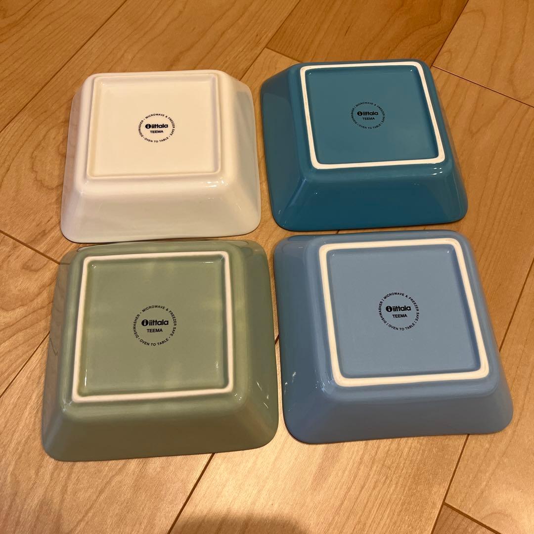  イッタラ Teema ティーマ スクエアプレート　セット