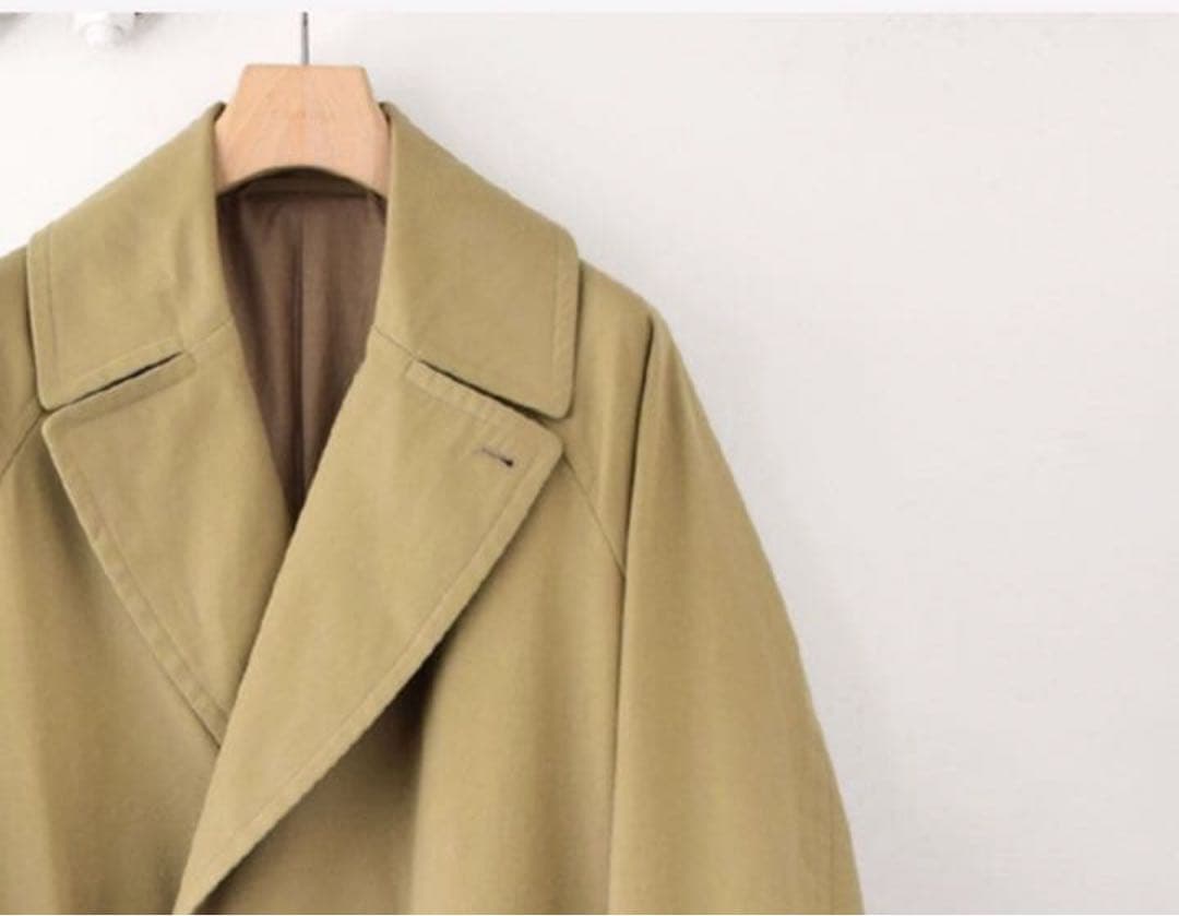 comoli 2018SS コットンギャバジンタイロッケンコート サイズ2
