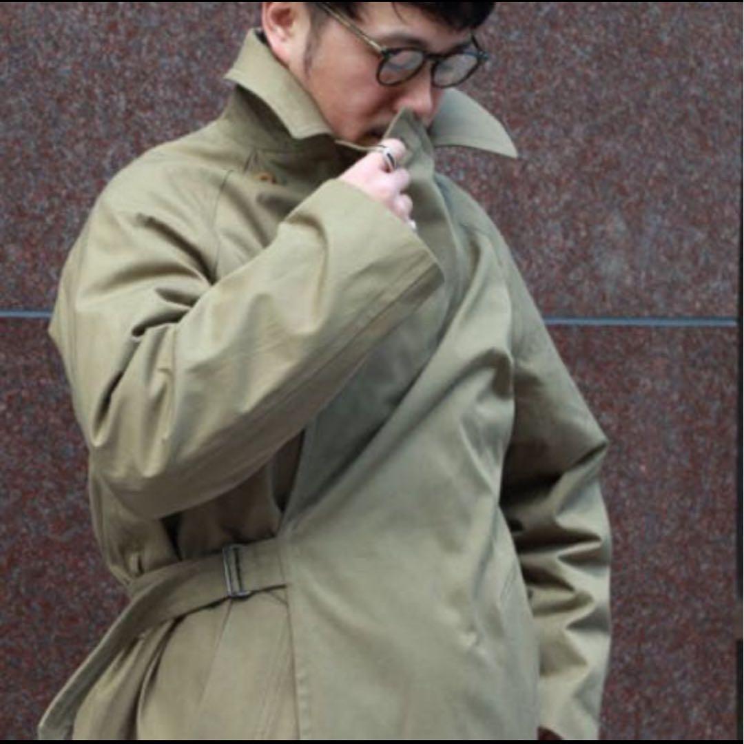 comoli 2018SS コットンギャバジンタイロッケンコート サイズ2