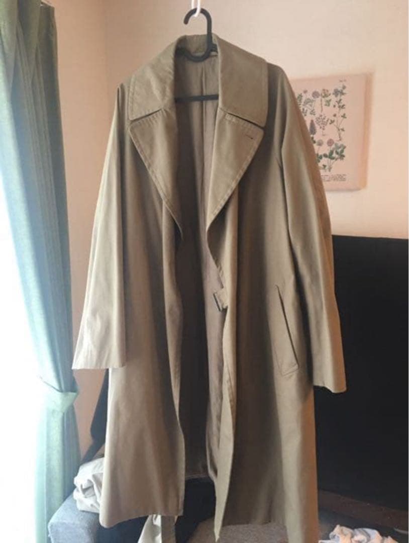 comoli 2018SS コットンギャバジンタイロッケンコート サイズ2