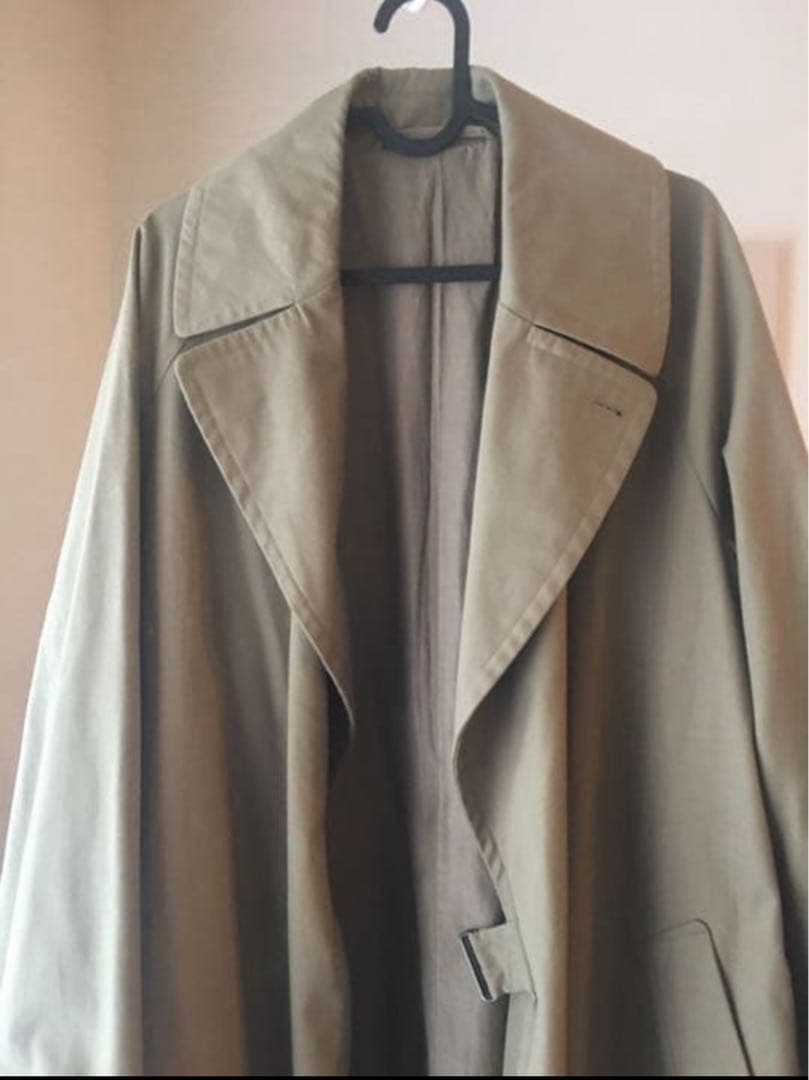 comoli 2018SS コットンギャバジンタイロッケンコート サイズ2