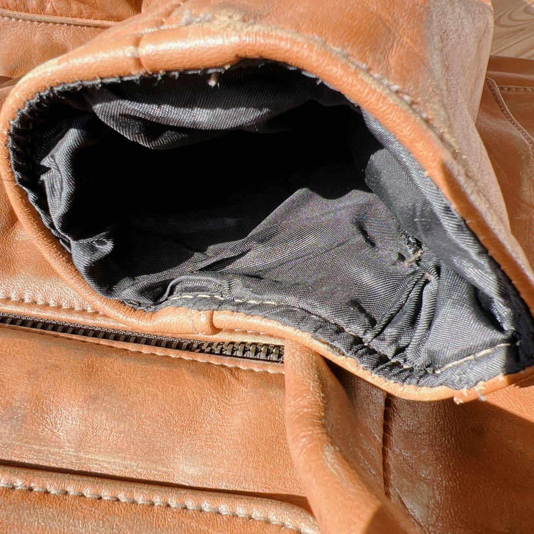 美品✨エアロレザー　Aero leather レザージャケット　ライダース