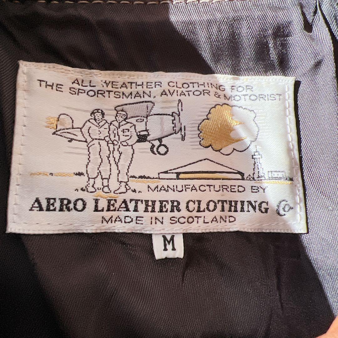 美品✨エアロレザー　Aero leather レザージャケット　ライダース