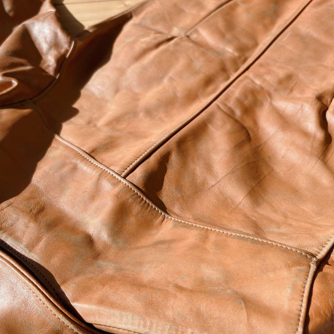 美品✨エアロレザー　Aero leather レザージャケット　ライダース