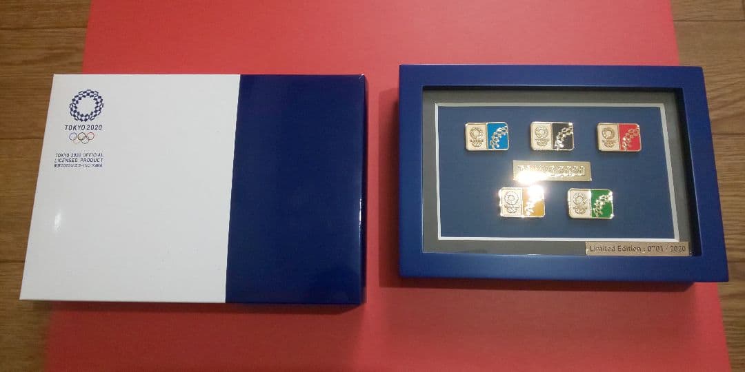 東京オリンピックオフィシャルピンバッジ☆シリアルナンバー入り☆激レア