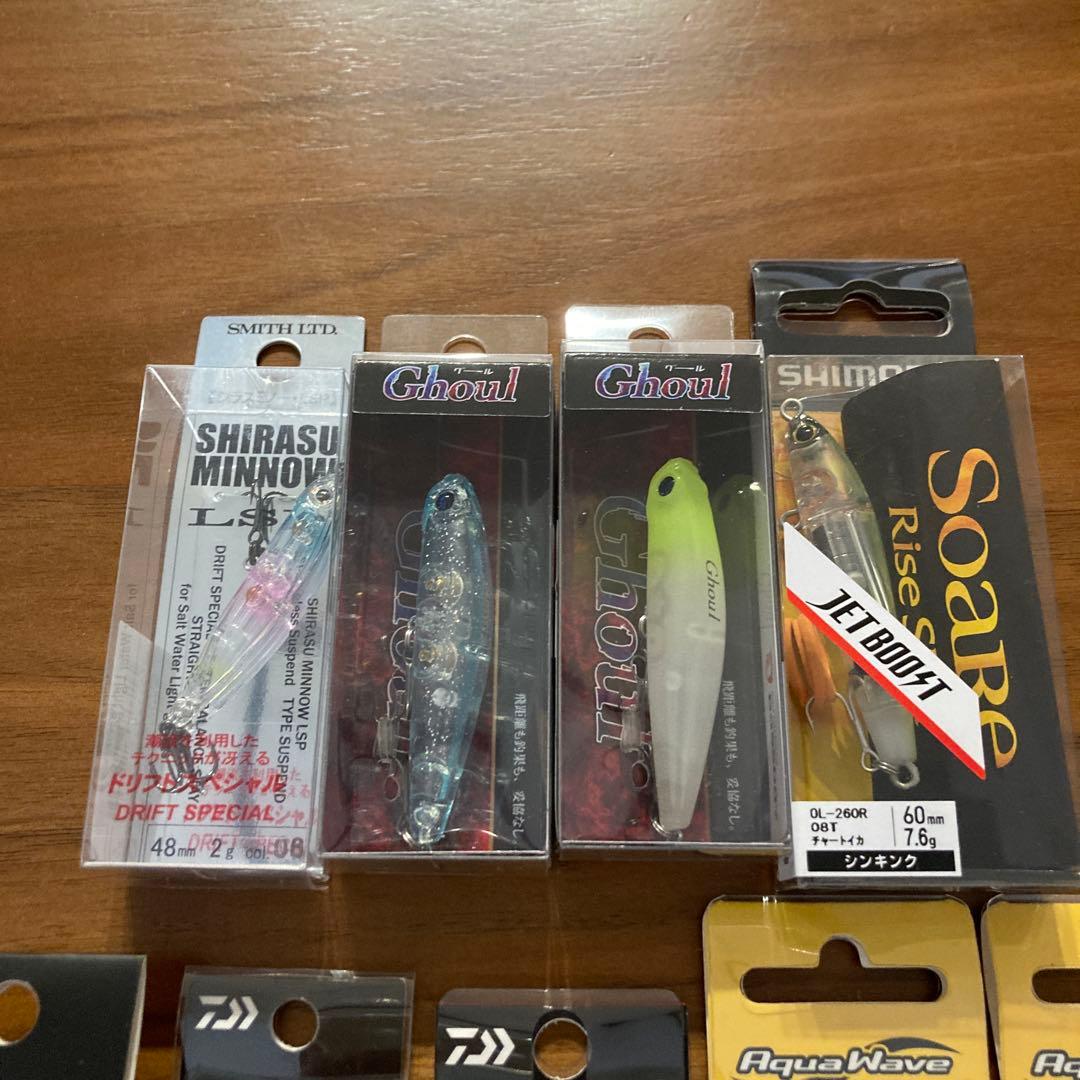 月下美人、メガバス、ソアレ、シンキング、ペンシル、ミノー、メタルマジック