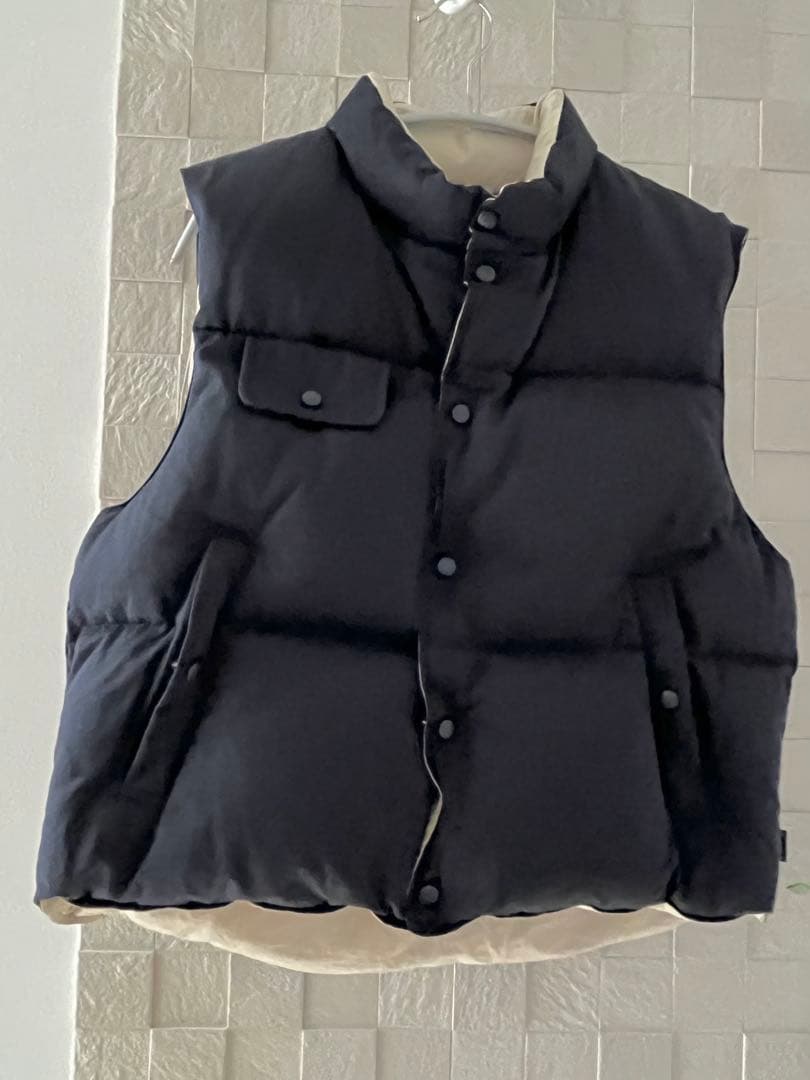 CANAL JEAN リバーシブルコンパクトダウンベスト