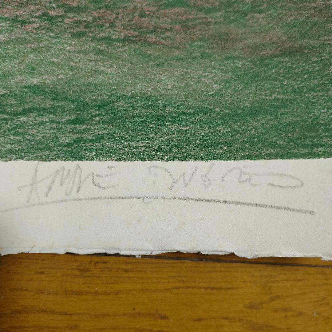【真作保証】アンドレ・モレル 直筆サイン リトグラフ　限定BFK RIVES紙