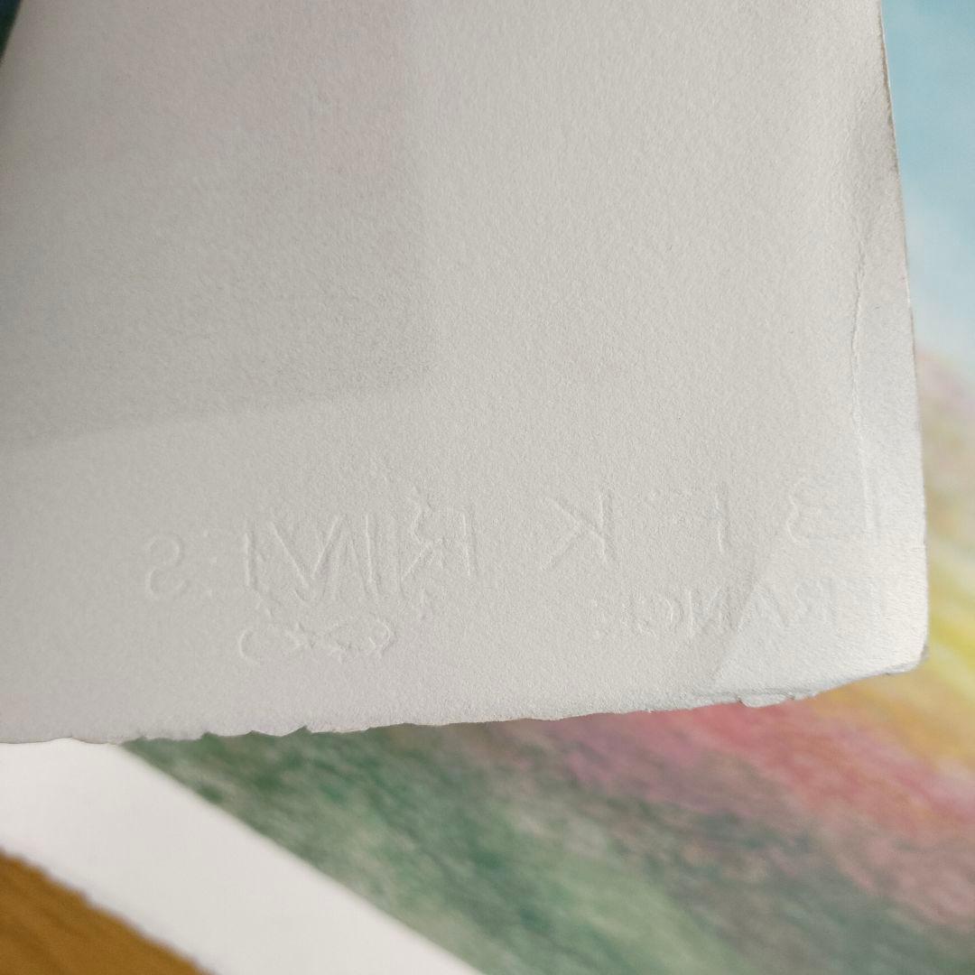 【真作保証】アンドレ・モレル 直筆サイン リトグラフ　限定BFK RIVES紙