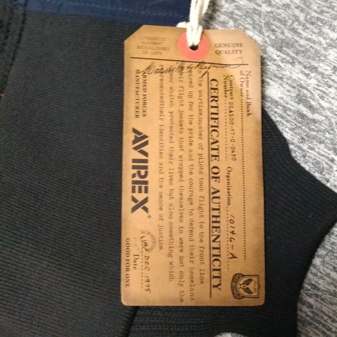 タグ付き 入手困難 AVIREX REDBULL フライトジャケット MA-1