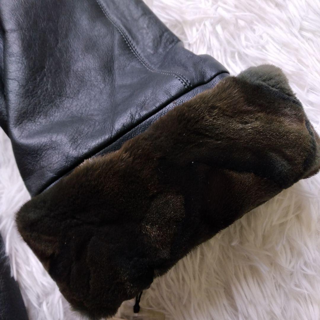 新品未使用　日本製　ピエール・バルマン　レッキス　羊革　ジャケット　フリーサイズ