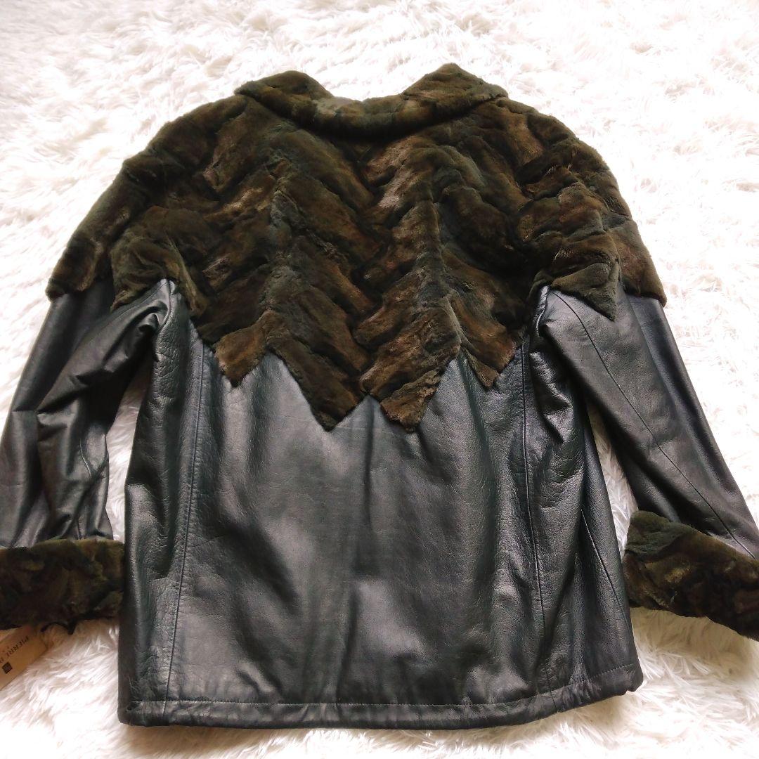 新品未使用　日本製　ピエール・バルマン　レッキス　羊革　ジャケット　フリーサイズ