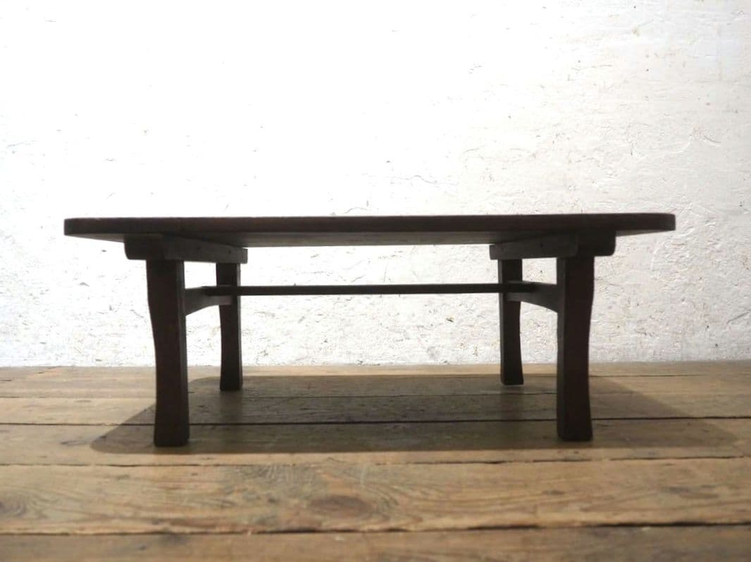 1300　昭和レトロなちゃぶ台　ローテーブル　展示台　古家具　座卓　文机　デスク