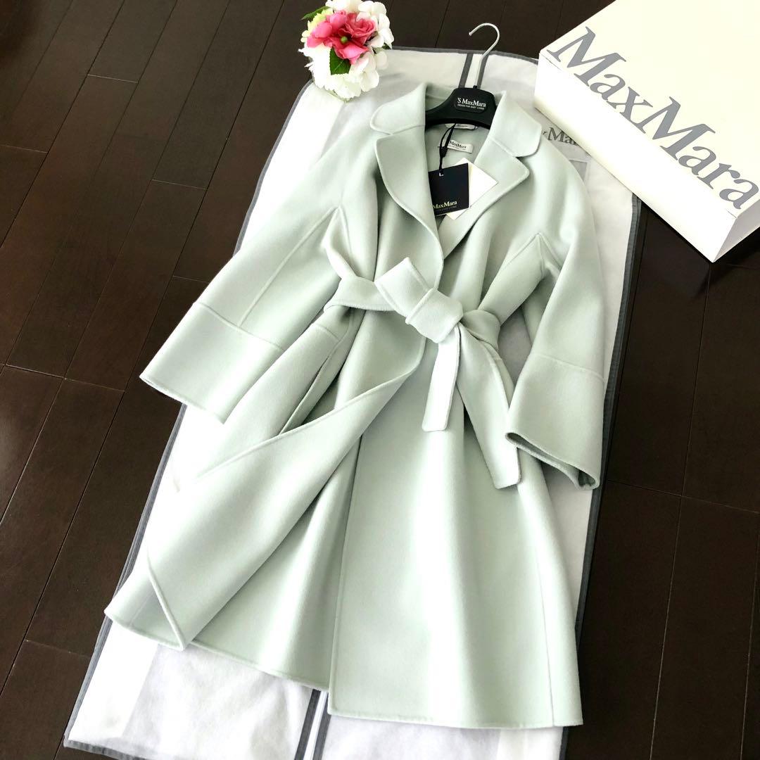 新品タグ付‼️【マックスマーラ】2026年新作カラー　40パウダーブルーグリーン