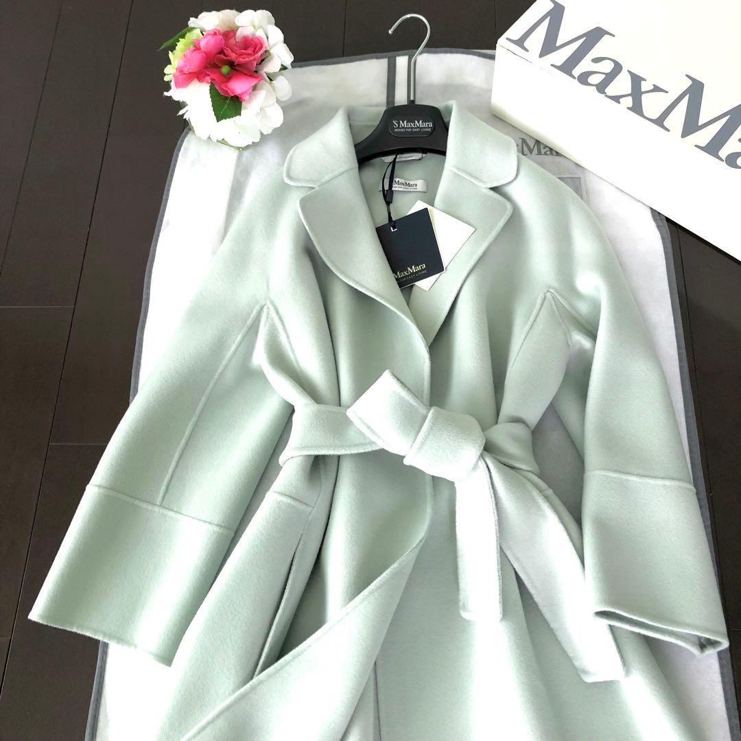 新品タグ付‼️【マックスマーラ】2026年新作カラー　40パウダーブルーグリーン
