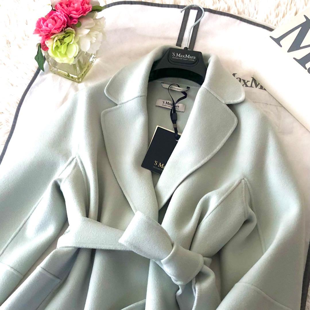 新品タグ付‼️【マックスマーラ】2026年新作カラー　40パウダーブルーグリーン