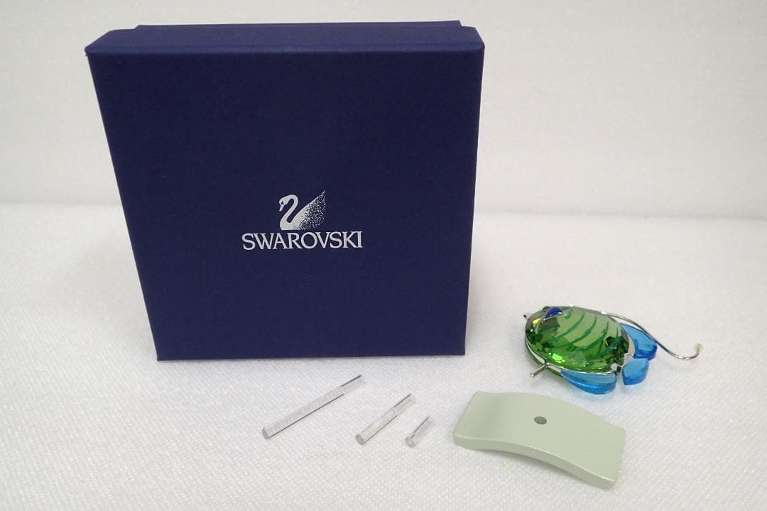 33/未使用訳あり品 スワロフスキー 魚 熱帯魚 オブジェ 置物 626204