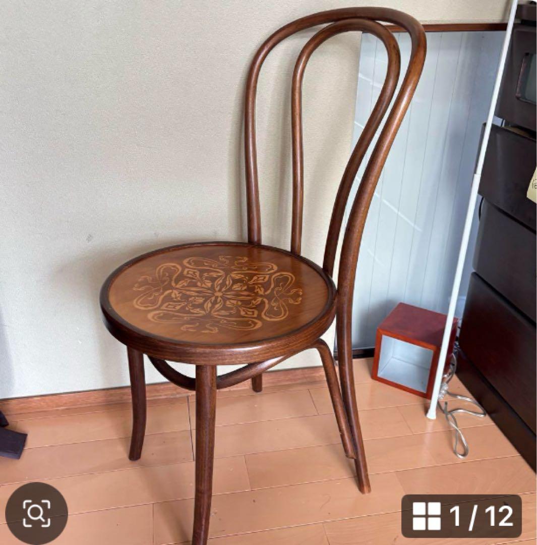 マチャ　　　　　ダイニングチェア　曲げ木 アンティーク風ウィンザーチ軽量②