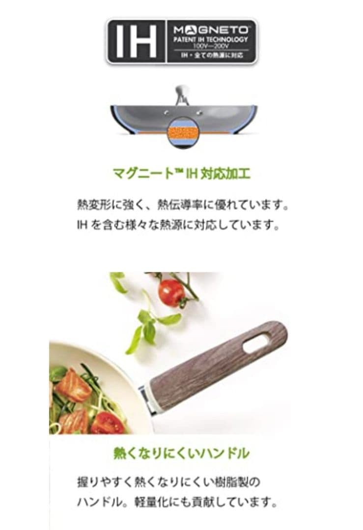 GREEN PAN グリーンパン ウッドビー 24cm フライパン 新品