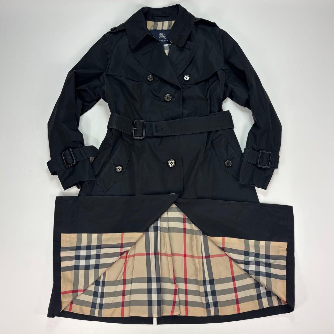 BURBERRY LONDONトレンチコート シングル メガチェック ナイロン