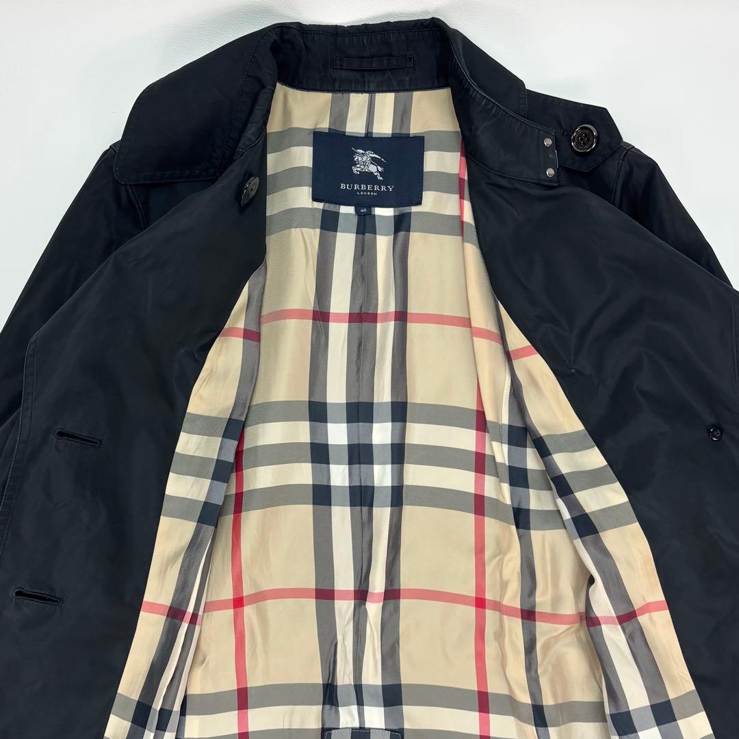 BURBERRY LONDONトレンチコート シングル メガチェック ナイロン