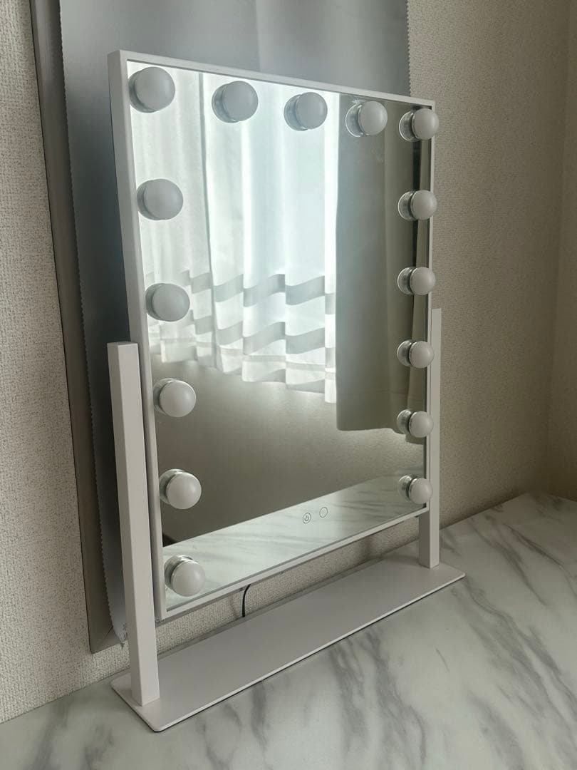 フッツェ ハリウッドミラー スクエア 3 ホワイト