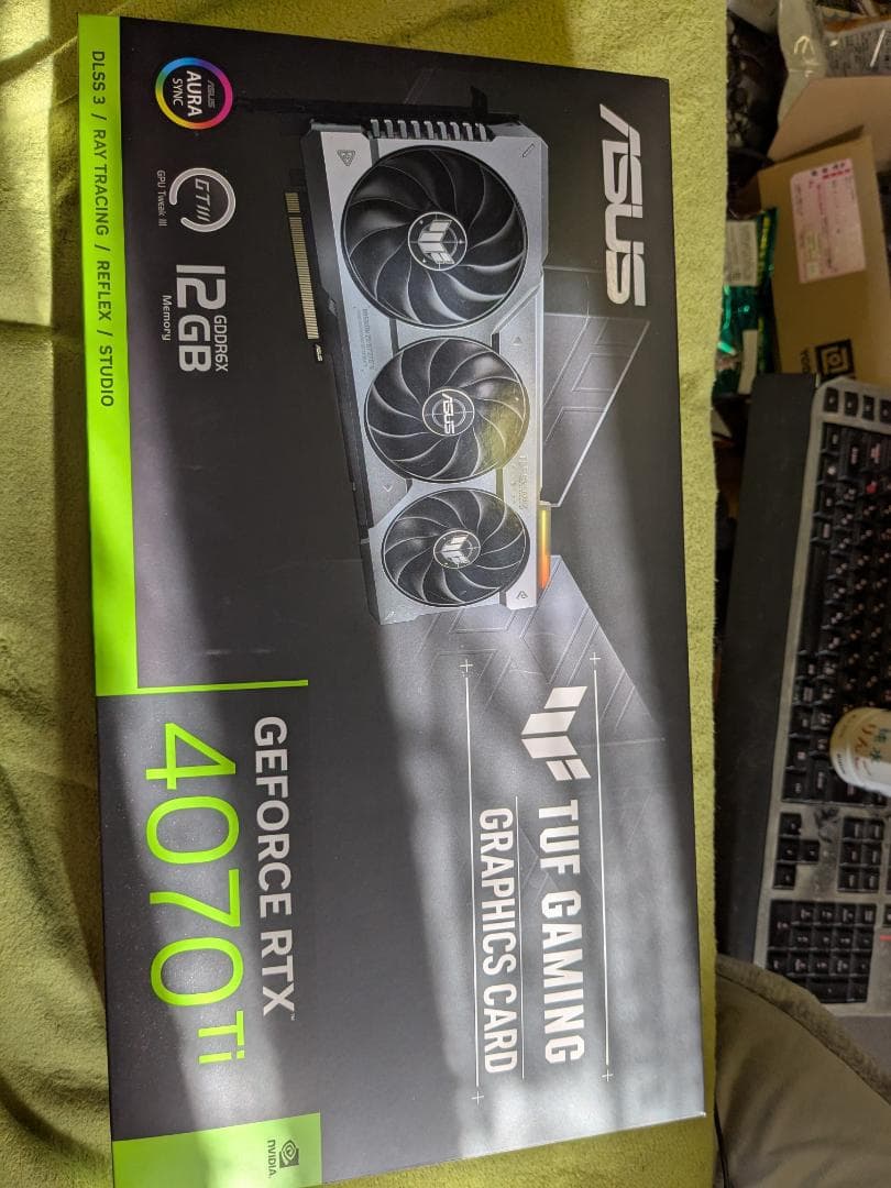 グラフィックボード・グラボ・ビデオカード ASUS TUF Gaming GeForce RTX 4070 Ti