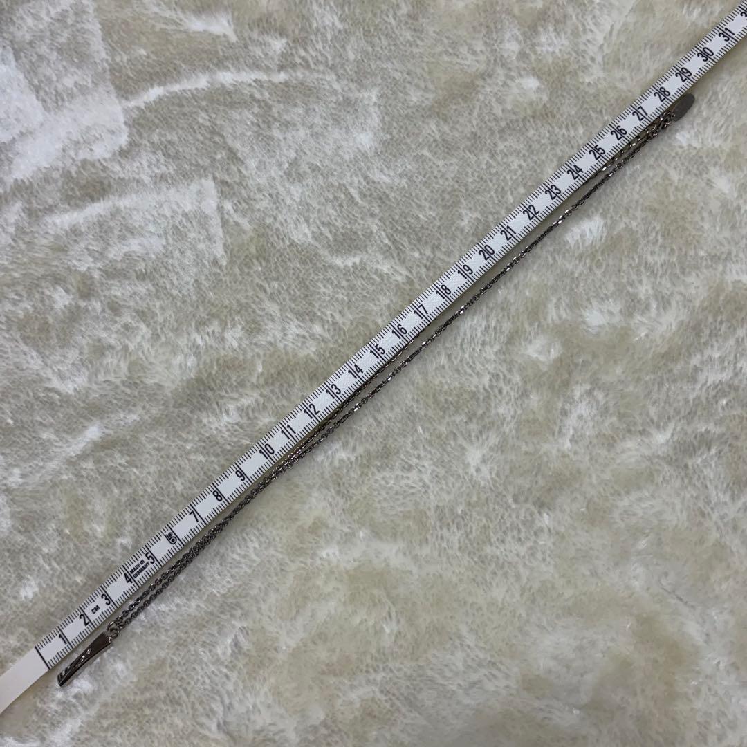 付属品完備❗️新品同様✨ポールスミス　ネックレス　黒マルチエポツイスト　刻印ロゴ