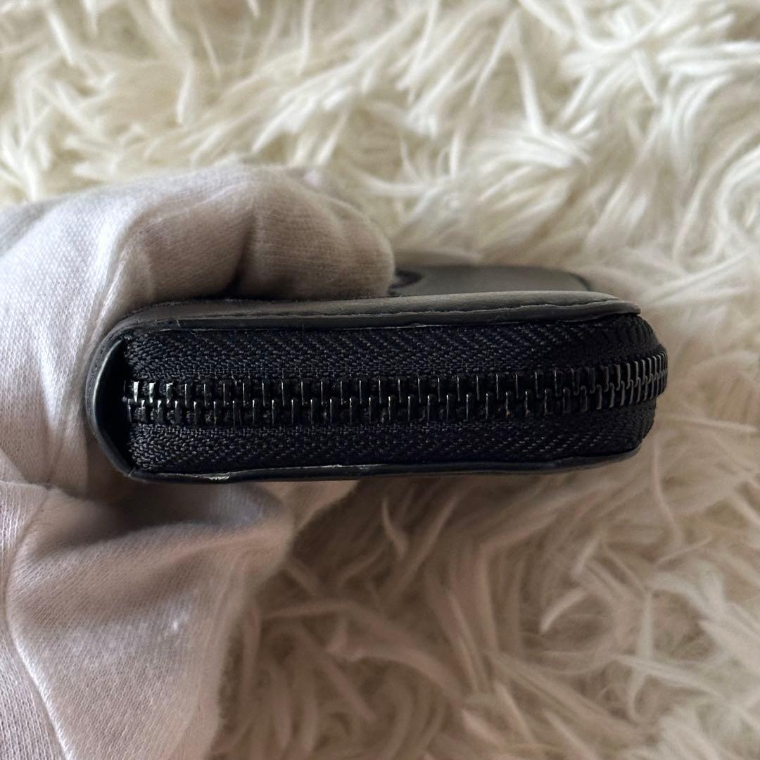 ✨️美品✨️ ケンゾー ケース タイガー 型押し レザー 黒 コンパクト