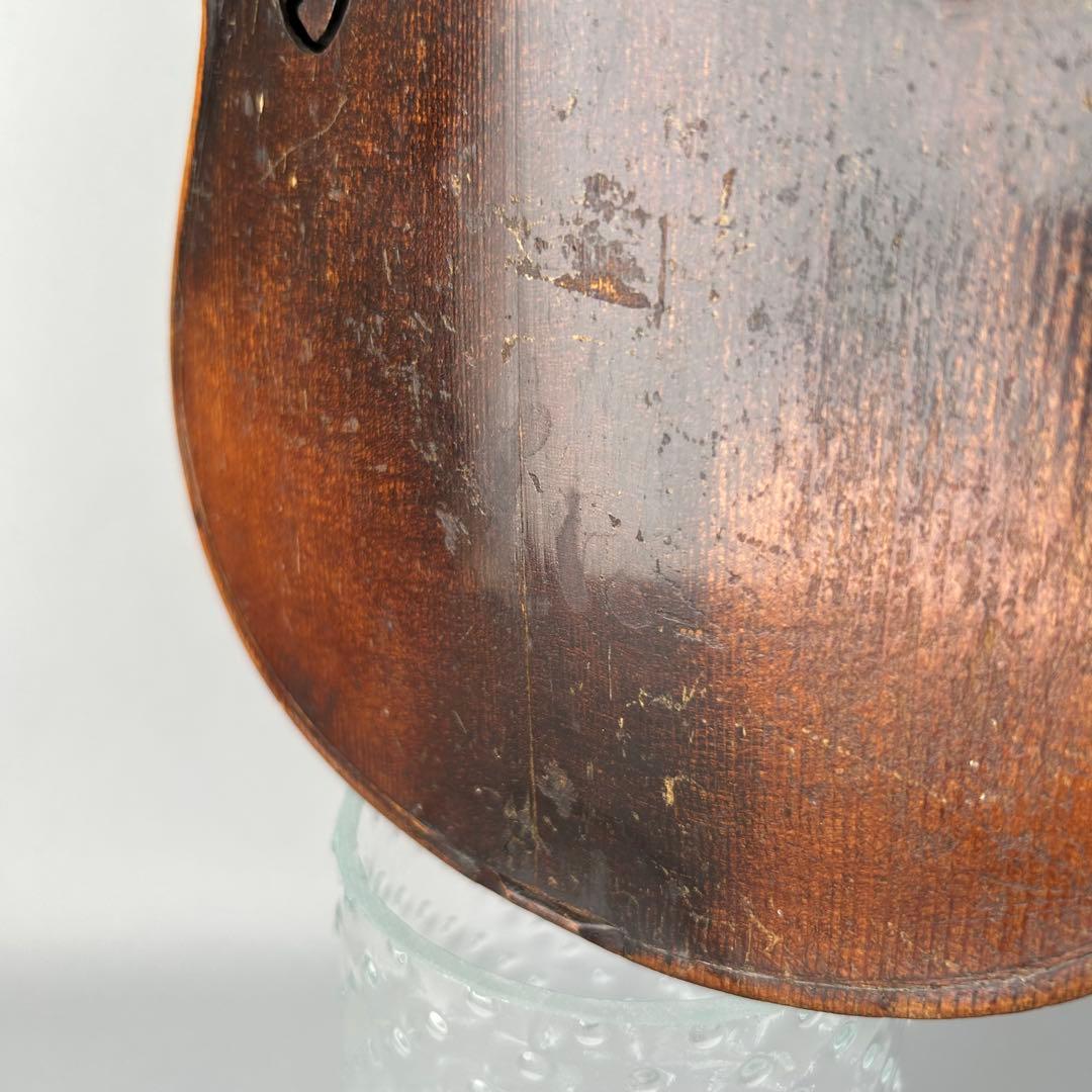 K*h様 3/4 アンティーク ドイツ／ボヘミア系 ヴァイオリン本体 ジャンク