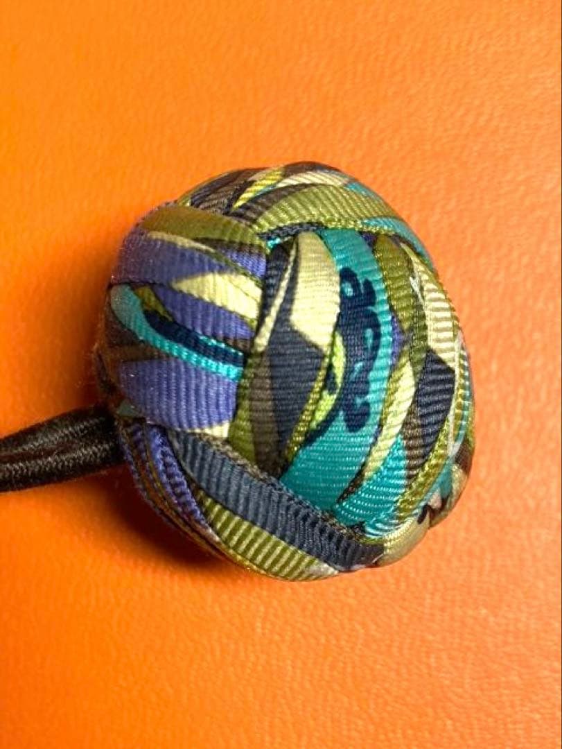 HERMES エルメス ポンポンシュシュ ヘアアクセサリー 保存袋付き