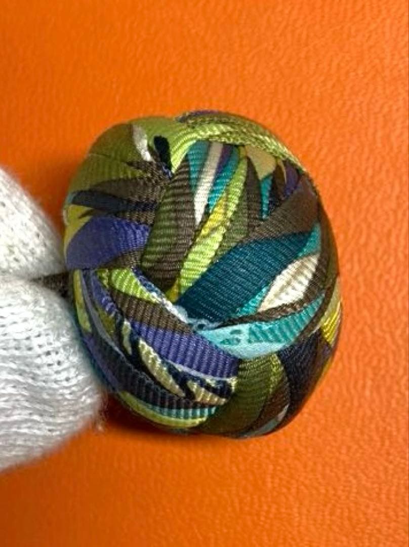 HERMES エルメス ポンポンシュシュ ヘアアクセサリー 保存袋付き