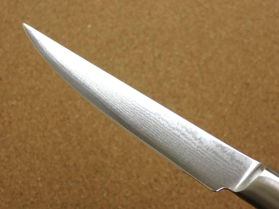 ステーキナイフ 120mm 濃州正宗作 関の刃物 ダマスカス 69層 両刃 日本