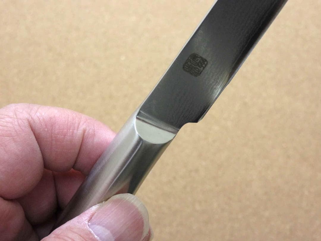 ステーキナイフ 120mm 濃州正宗作 関の刃物 ダマスカス 69層 両刃 日本