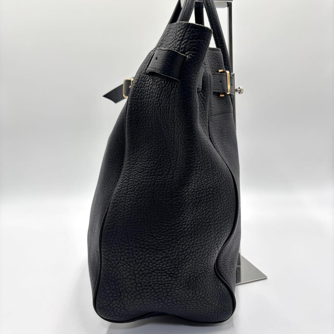 【極美品】 YOUNG&OLSEN トートバッグ ベルト ブラック 黒