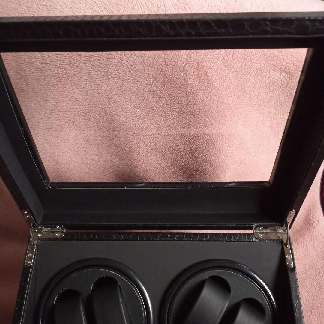 ワインディングマシーン 10本収納 腕時計 自動巻き ケース 静音 PUレザー