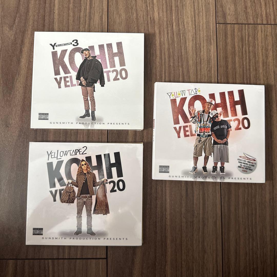 KOHH YELLOWTAPE 1〜3 CDセット 新品未開封