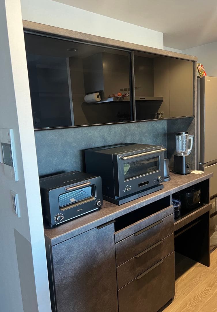 パモウナ 食器棚 IDシリーズ 幅160cm 奥行50cm高さ197.8cm